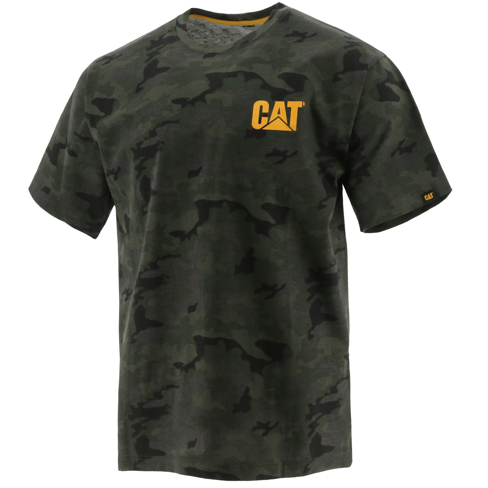 Caterpillar Trademark Philippines - Mens T-Shirts - Camo 94836ZQCJ